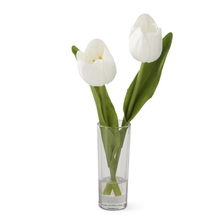 Real Touch Double Tulip Vase Arrangement
