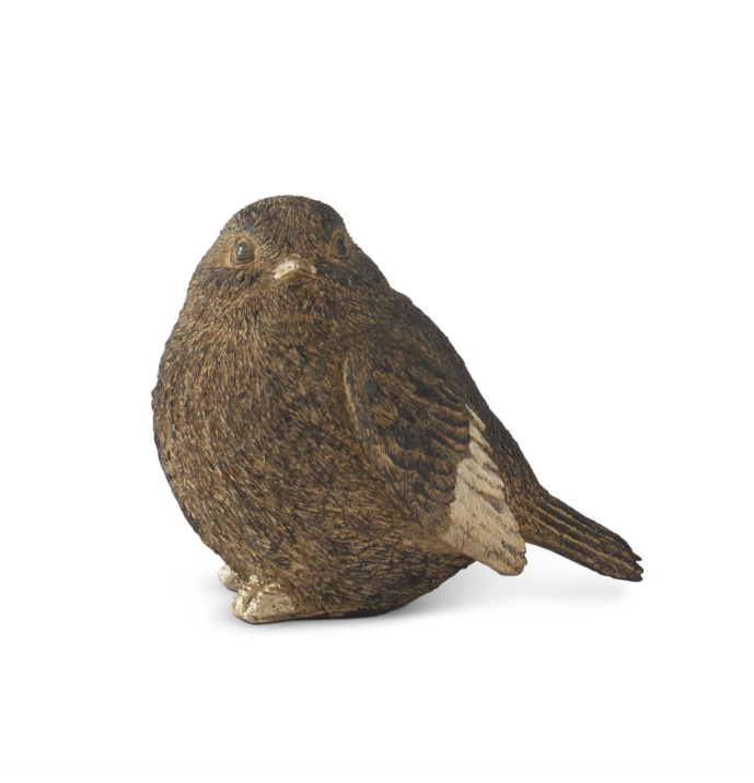 Rustic Woodland Resin Bird