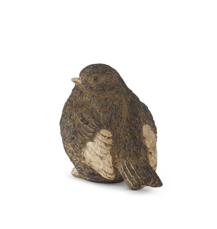 Rustic Woodland Resin Bird