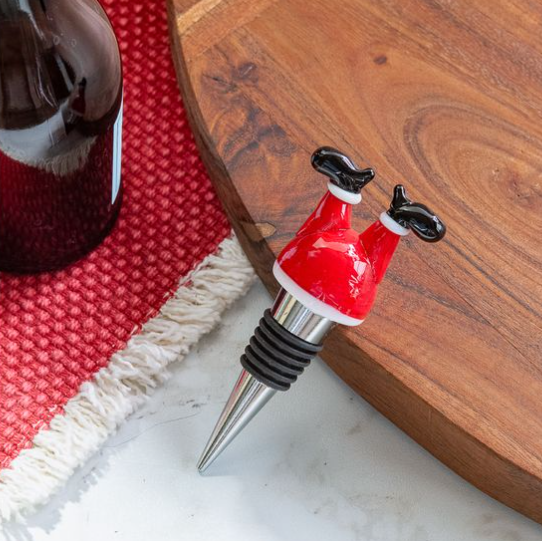 Holiday Wine Bottle Stopper