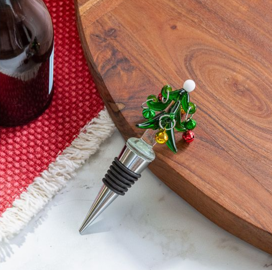 Holiday Wine Bottle Stopper