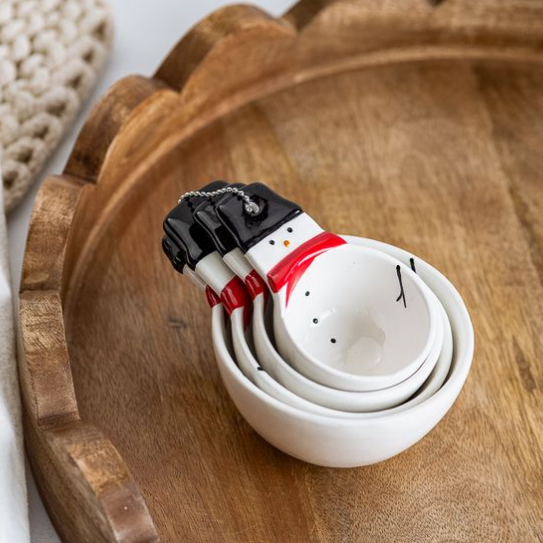 Snowman Measuring Cup Set
