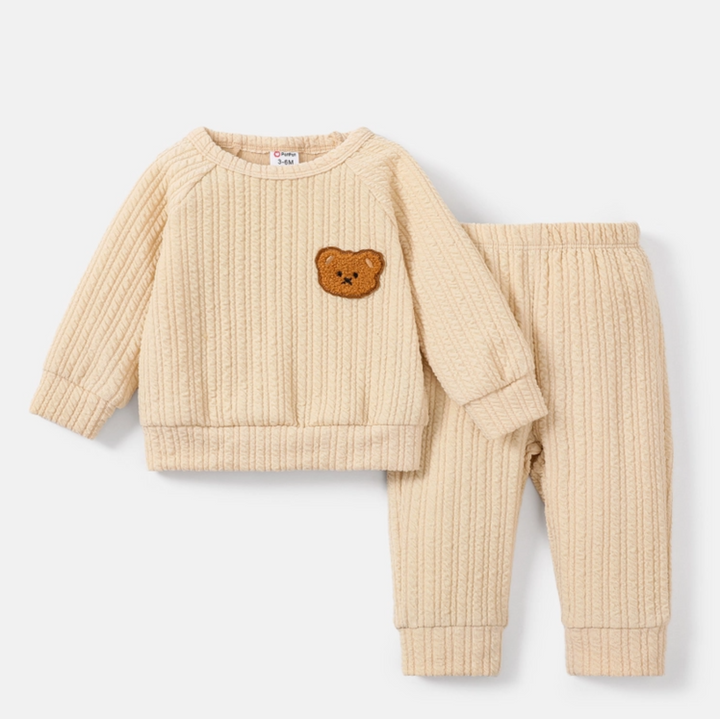 Teddy Bear Embroidered Set