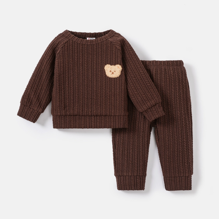 Teddy Bear Embroidered Set