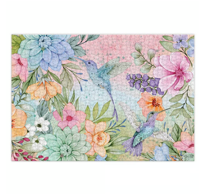 Hummingbird Garden Luxe Puzzle