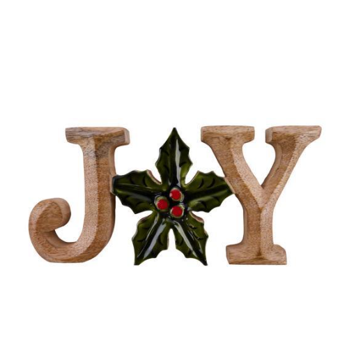 Holly Berry Holiday Word Decor