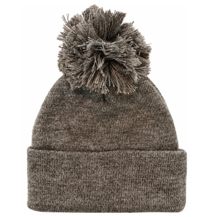 BinkyBro Baby & Kid's Brown Pom Beanie