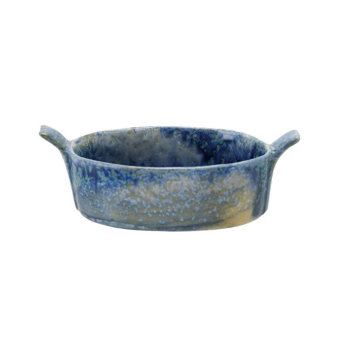 Blue Mini Stoneware Baker