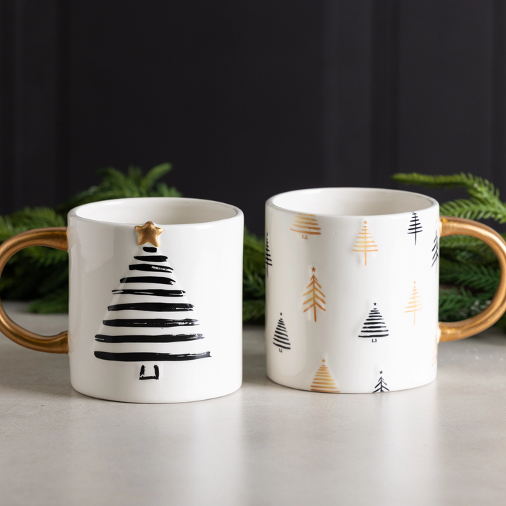 Holiday Tree Mugs