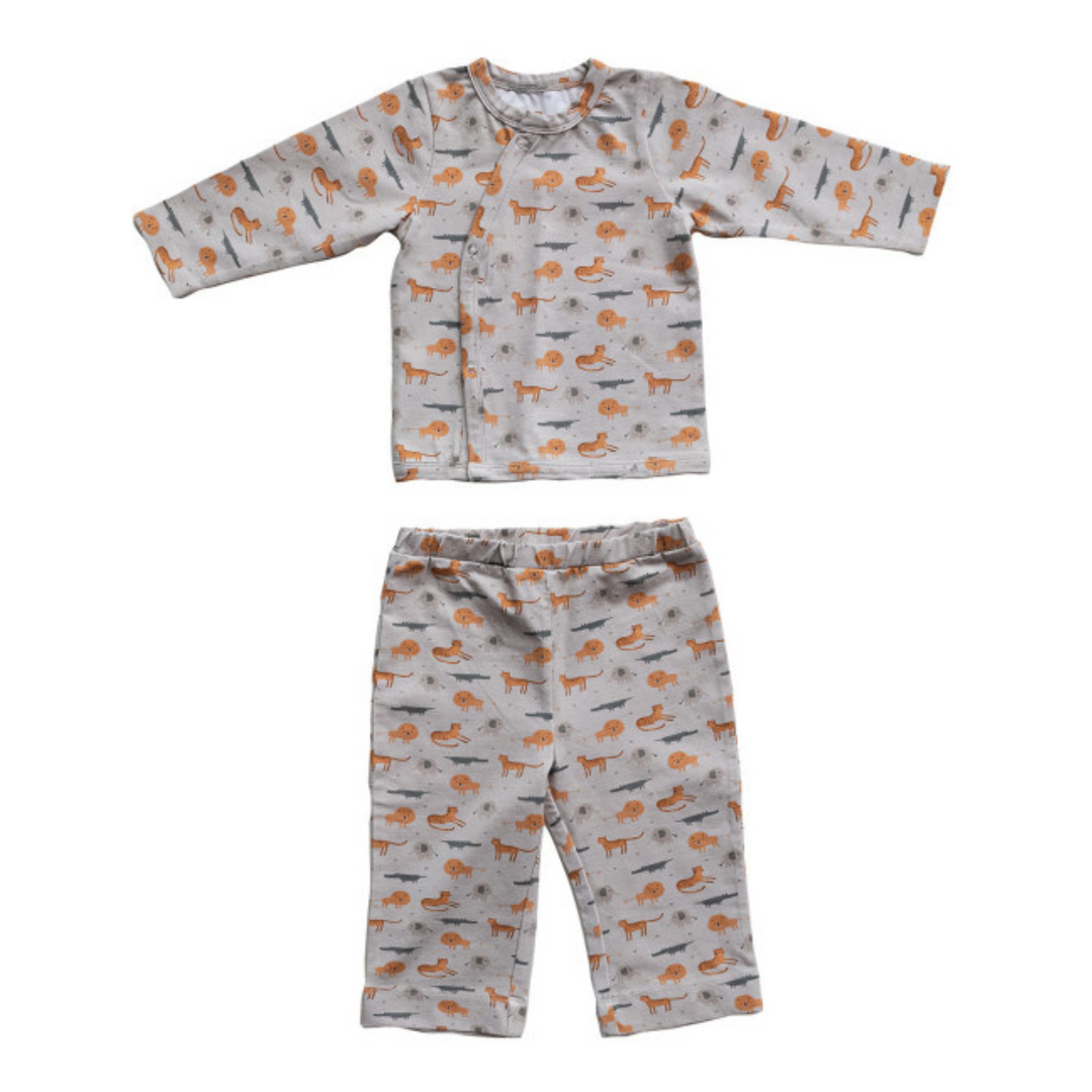Printed Baby Kimono Set