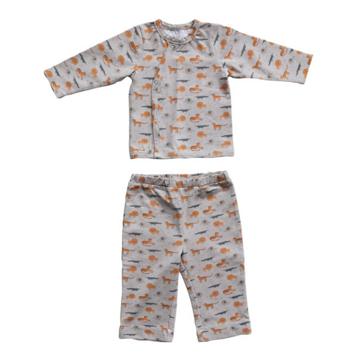Printed Baby Kimono Set
