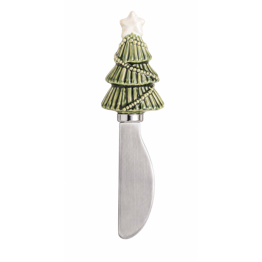 Snowman Stoneware Spreader