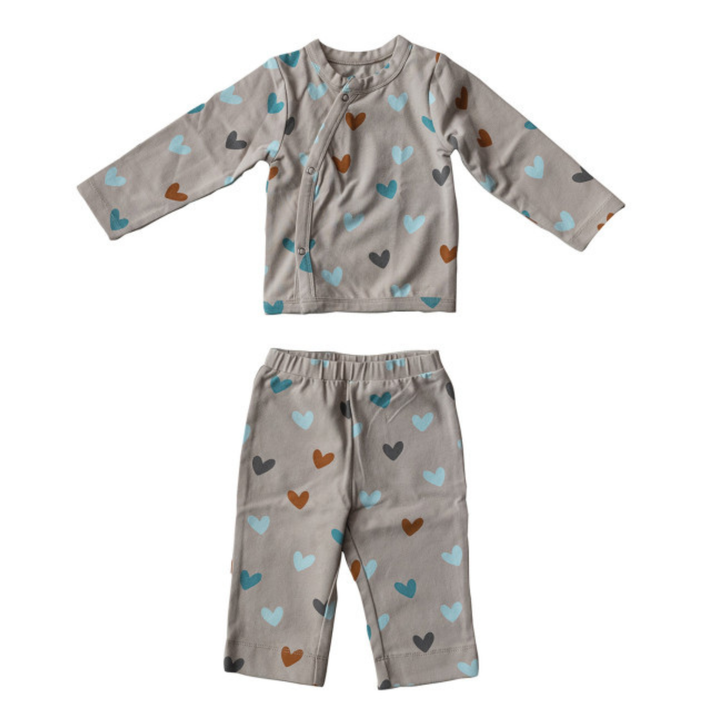 Printed Baby Kimono Set