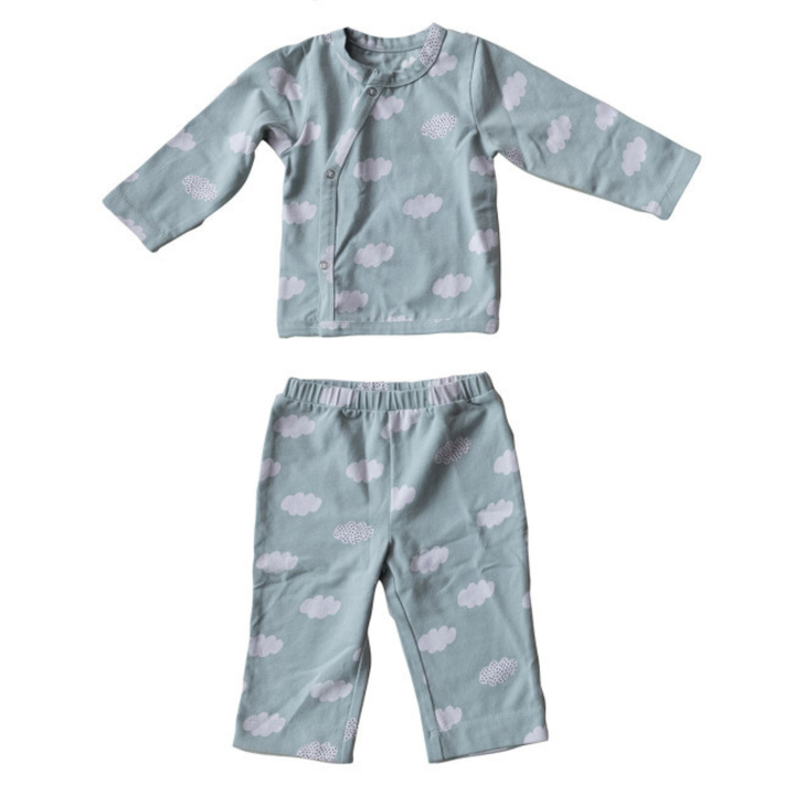 Printed Baby Kimono Set