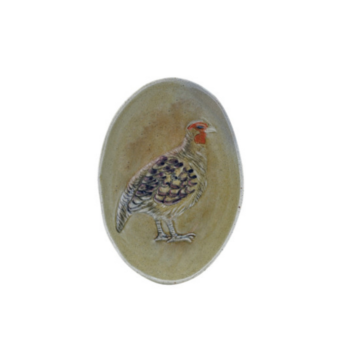 Hand Painted Autumnal Organic Dish