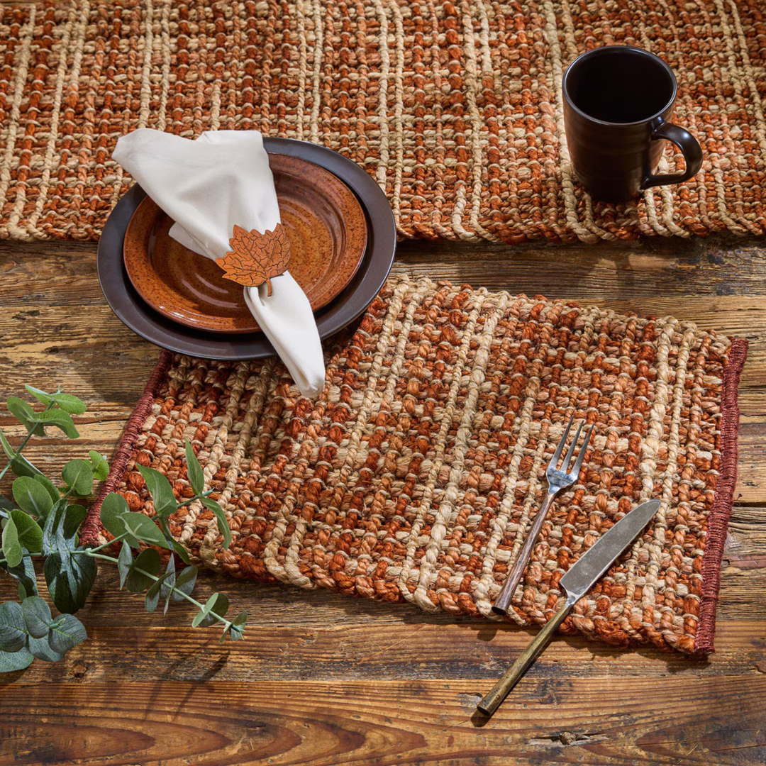 Kaleidoscope Jute Table Runner