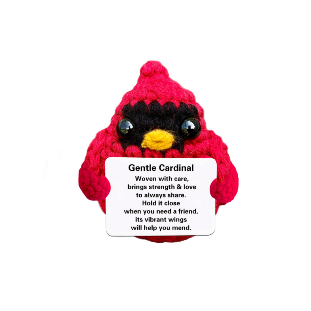 Emotional Support Crochet Bird