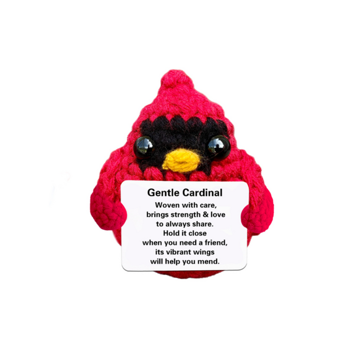 Emotional Support Crochet Bird
