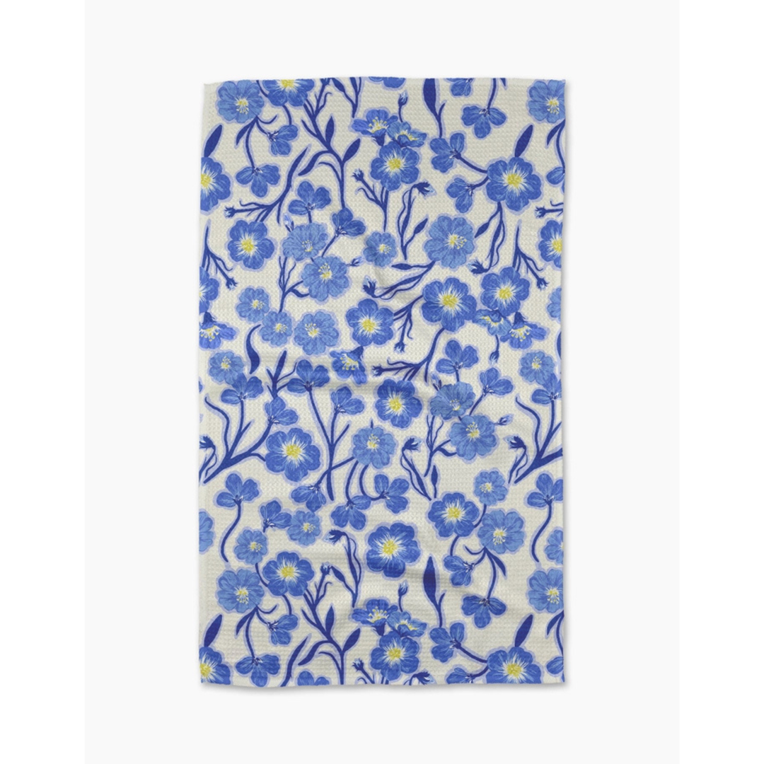 Geometry Primavera Blooms Tea Towel