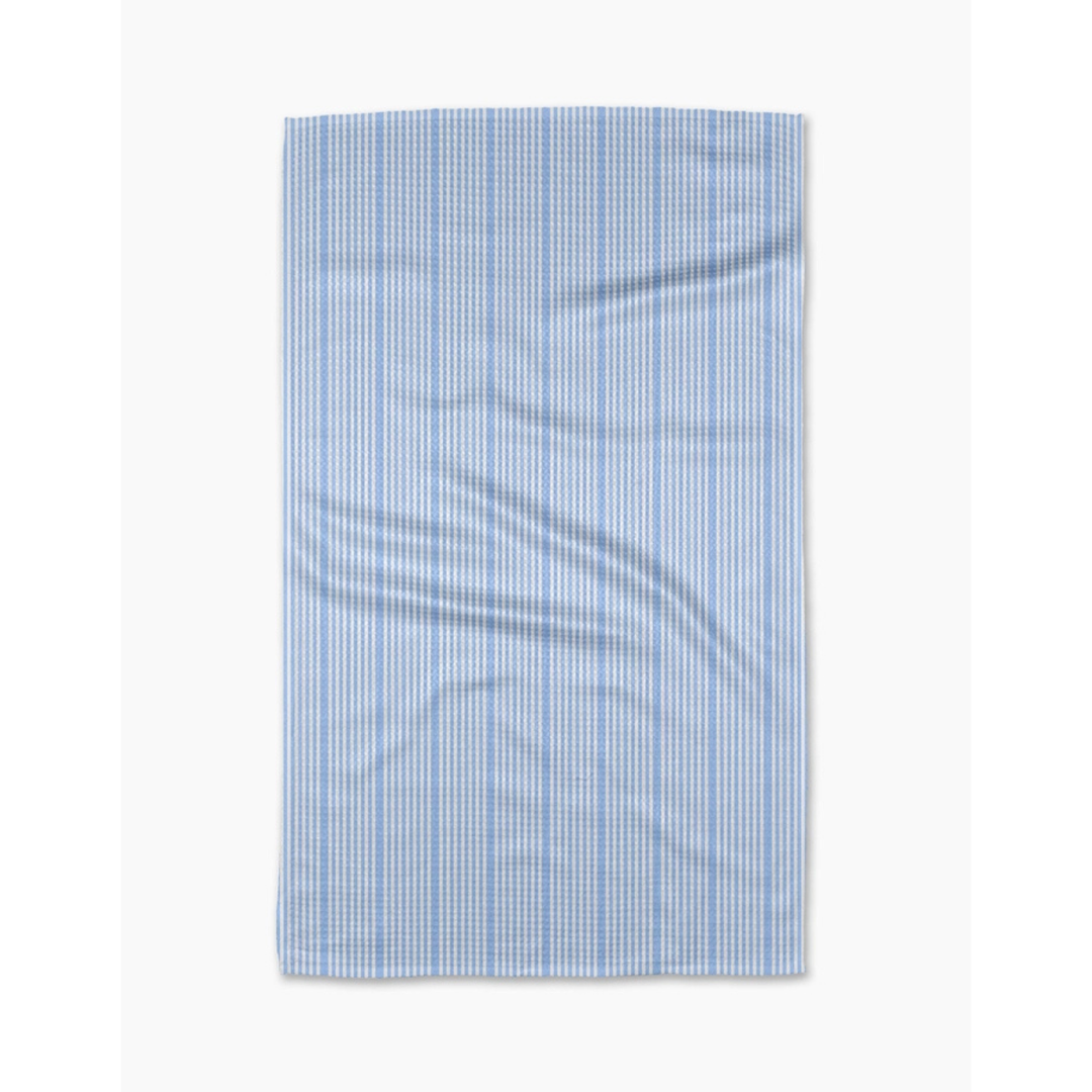 Geometry Soft Summer Blue Tea Towel
