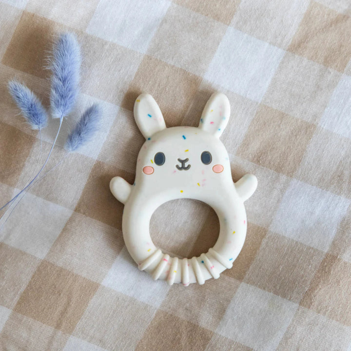 Confetti Bunny Silicone Teether