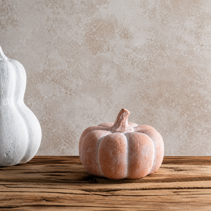Simplistic Terra Cotta Pumpkin