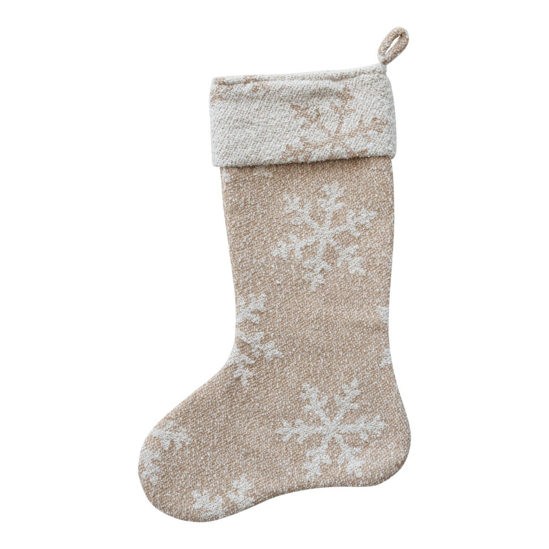 Snowflake Jacquard Stocking