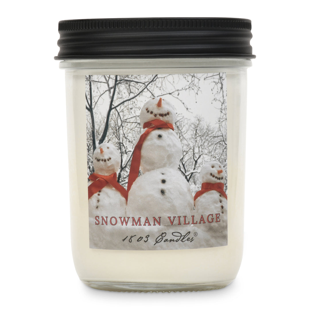 Snowman Village Soy Candle 