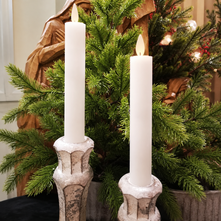 Standard Moving Flameless Taper Candle Set