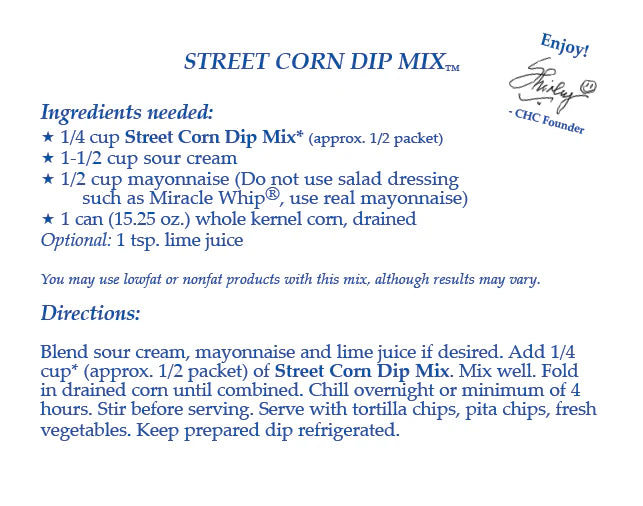 Street Corn Dip Mix