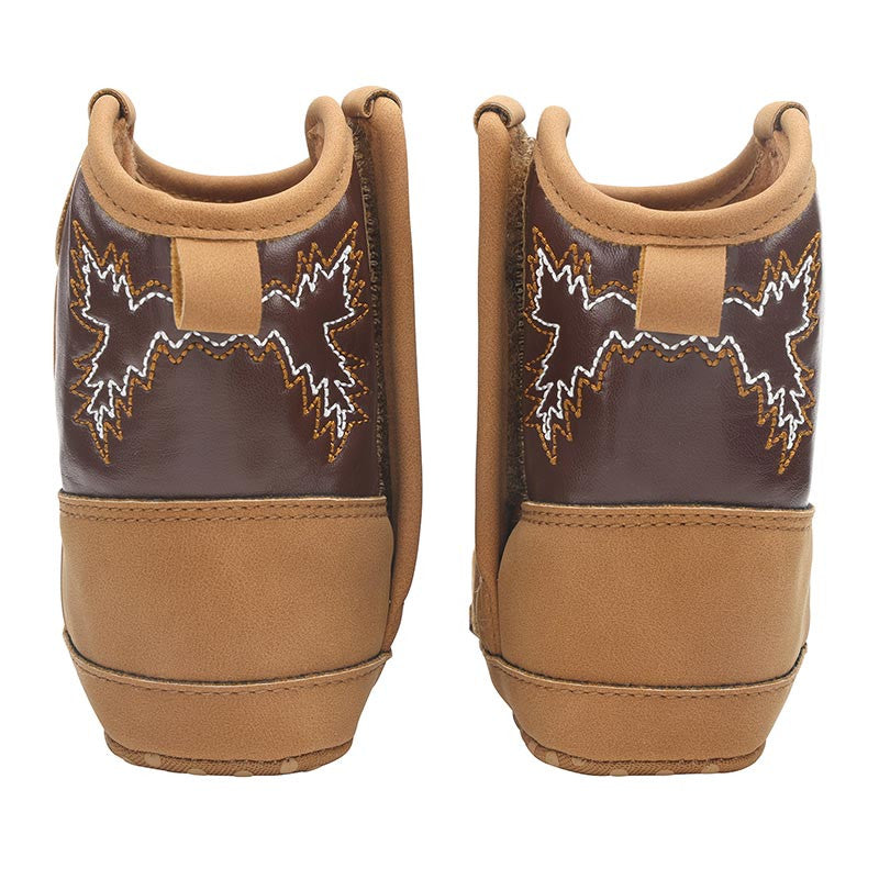 Western Brown Baby Cowboy Boots