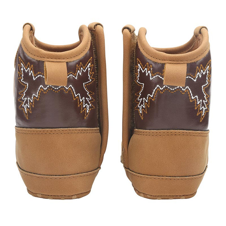 Western Brown Baby Cowboy Boots