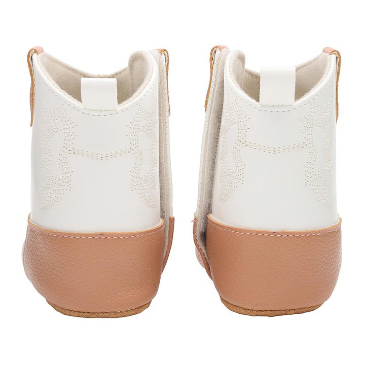 White & Tan Baby Cowboy Boots