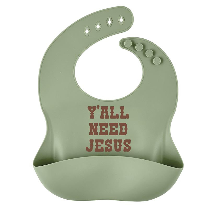 Western Silicone Bib