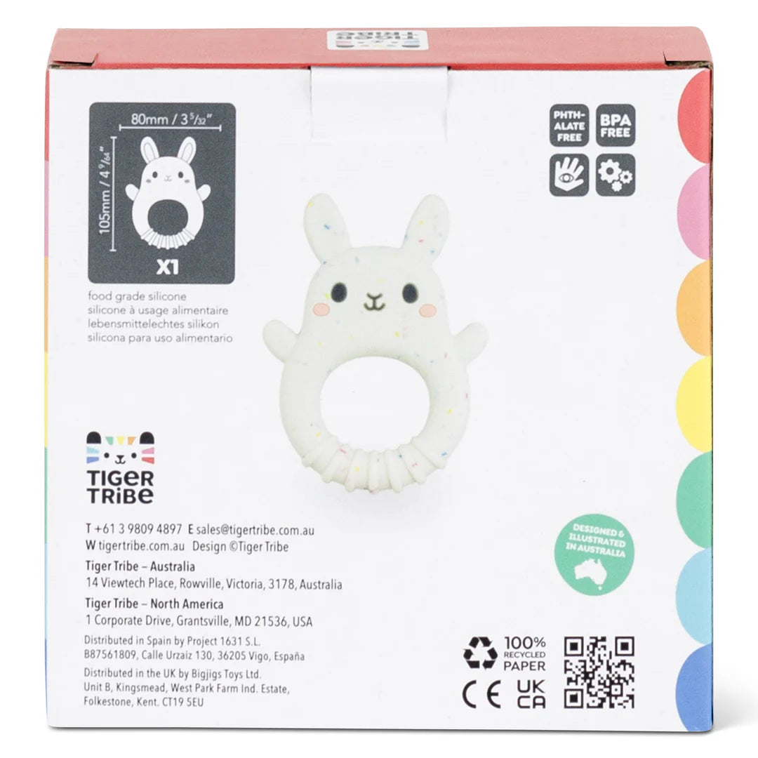 Confetti Bunny Silicone Teether