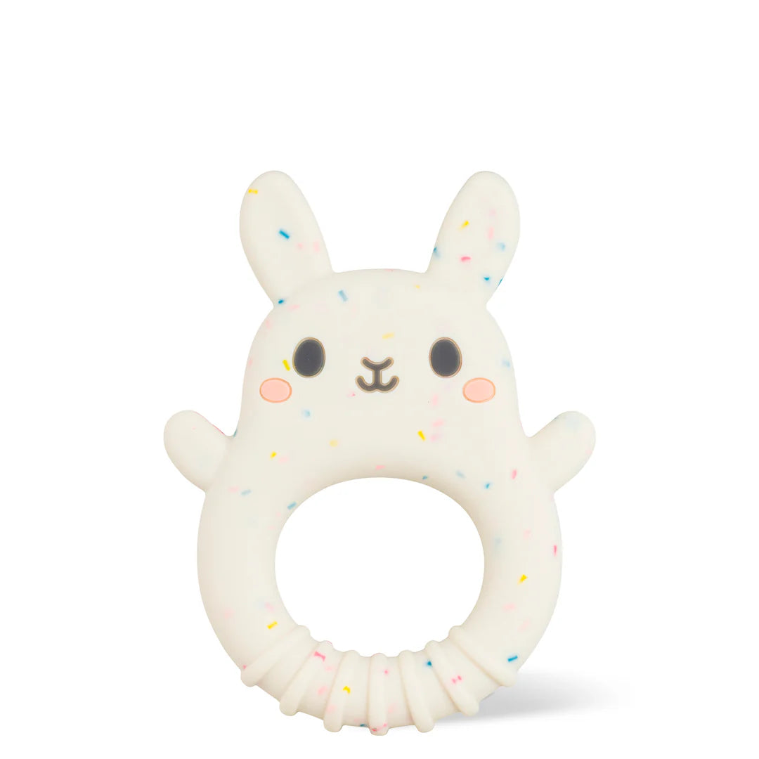 Confetti Bunny Silicone Teether