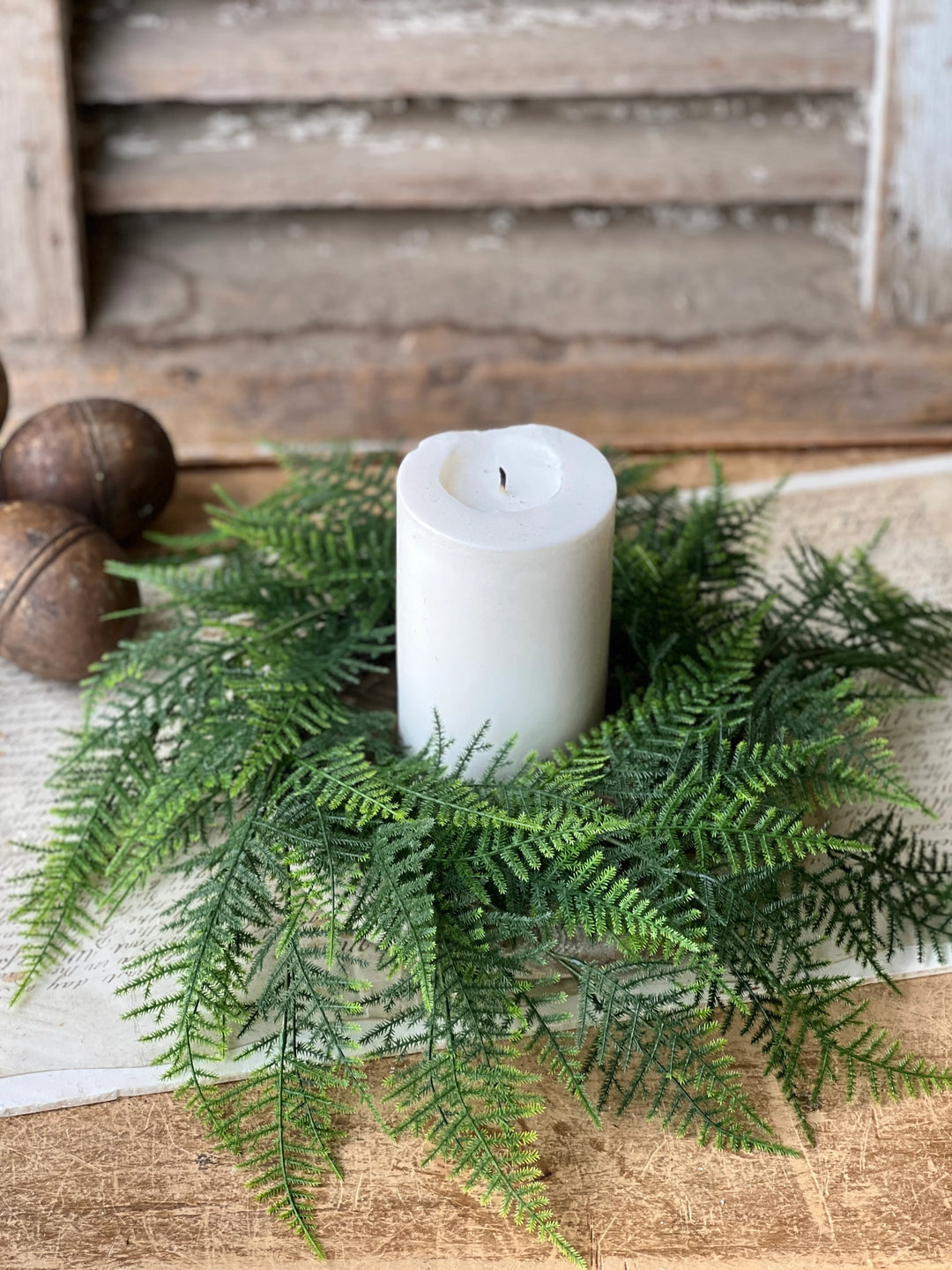 Wayfarer Fern Candle Ring