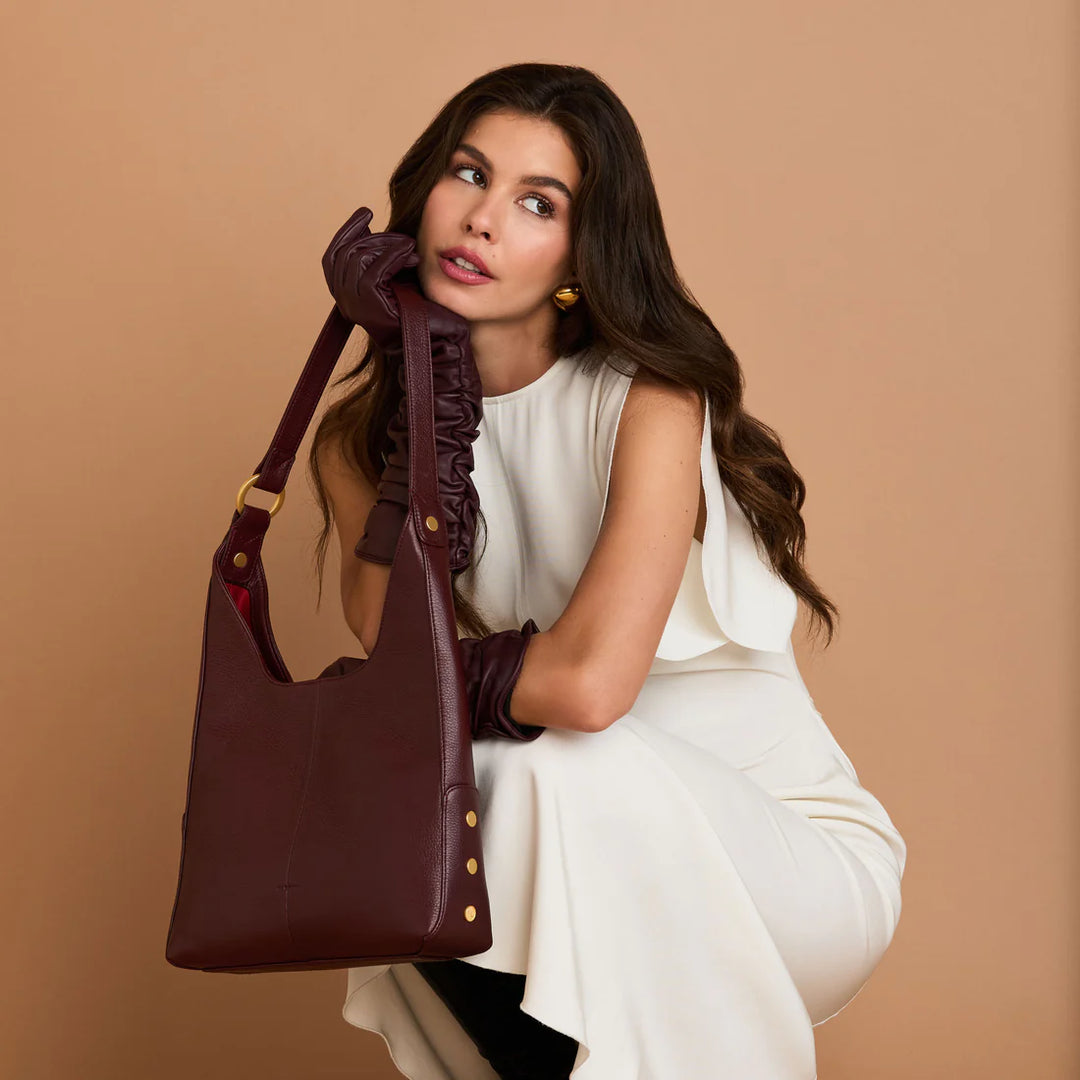 Hammitt Tim Med - Cherrywood Pebble/Brushed Gold