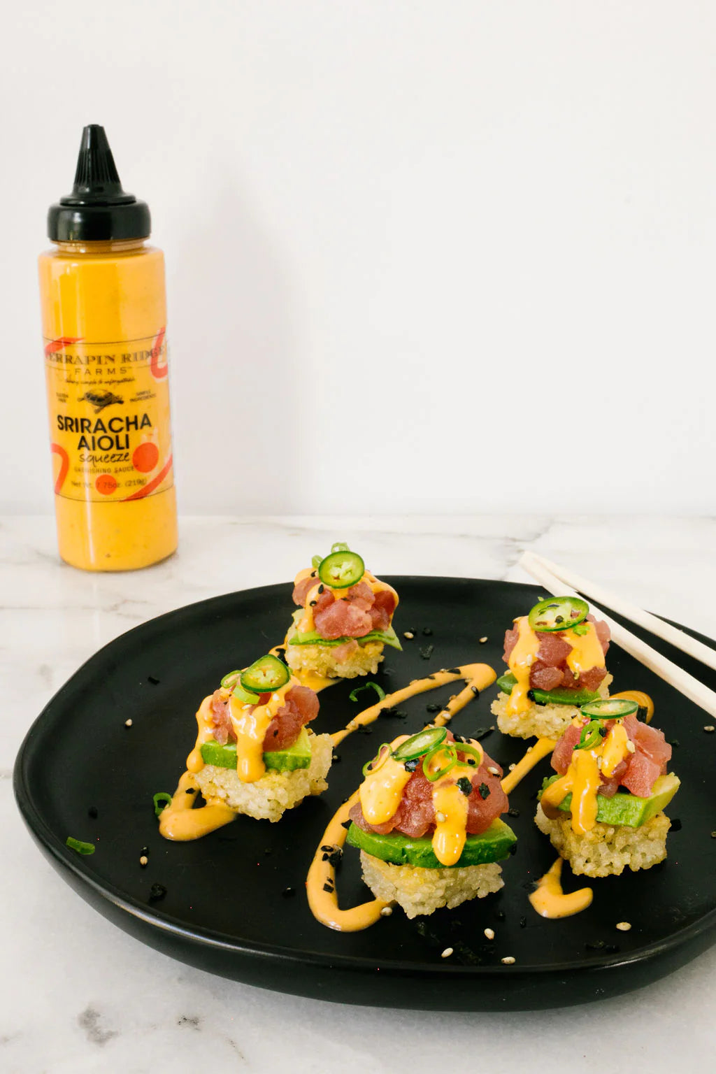 Sriracha Aioli Garnishing Squeeze