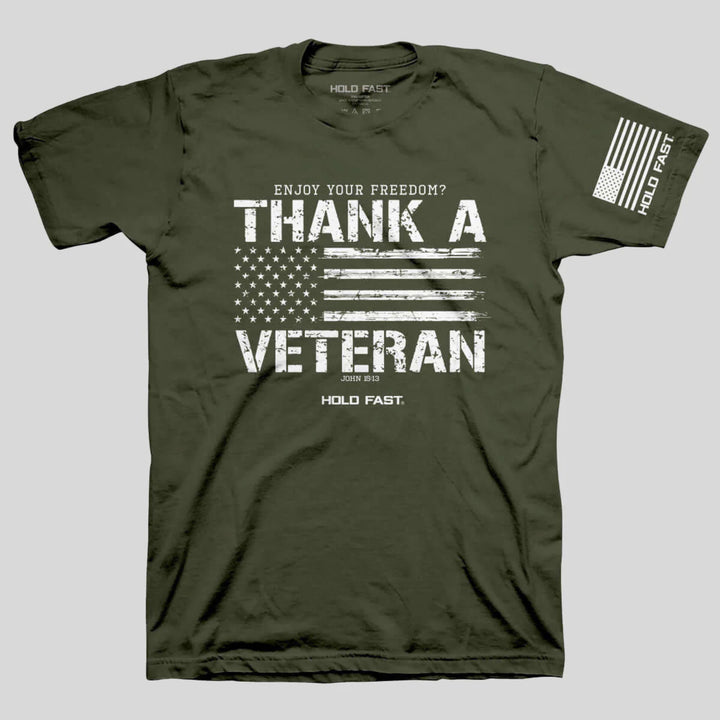 Thank A Veteran Flag Tee