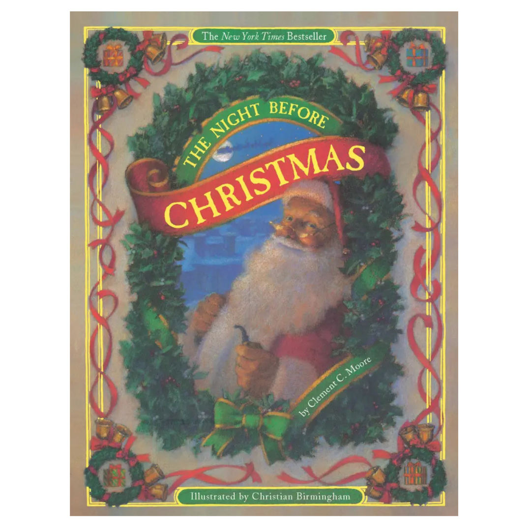The Night Before Christmas Vintage Illustrated Large Book