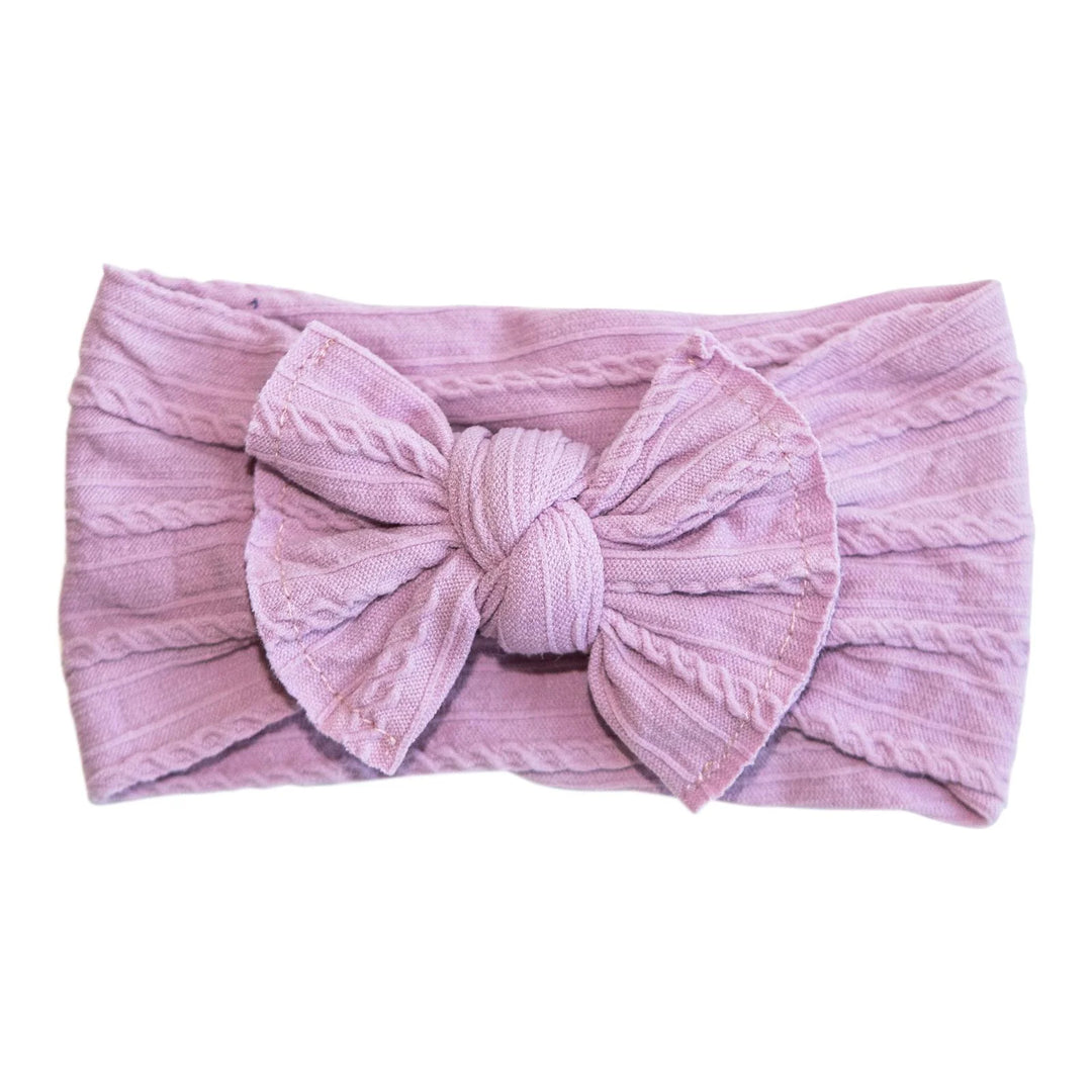 Cable Knit Nylon Headwrap