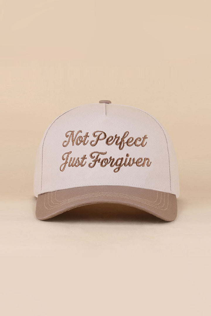 Not Perfect Just Forgiven Hat