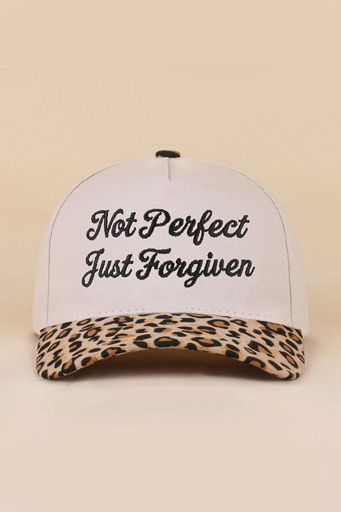 Not Perfect Just Forgiven Hat