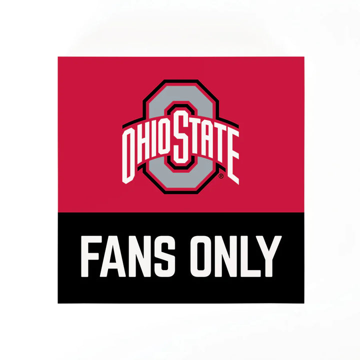 OSU Fans Block Sign