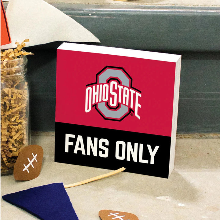 OSU Fans Block Sign