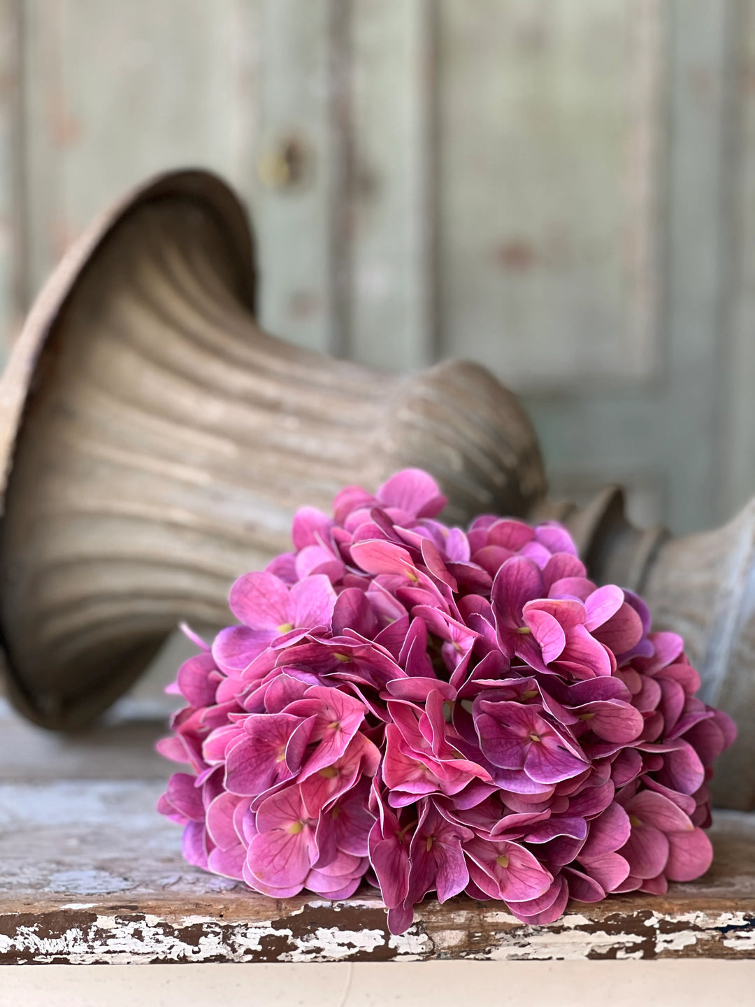 Real Touch Cameo Hydrangea Stem