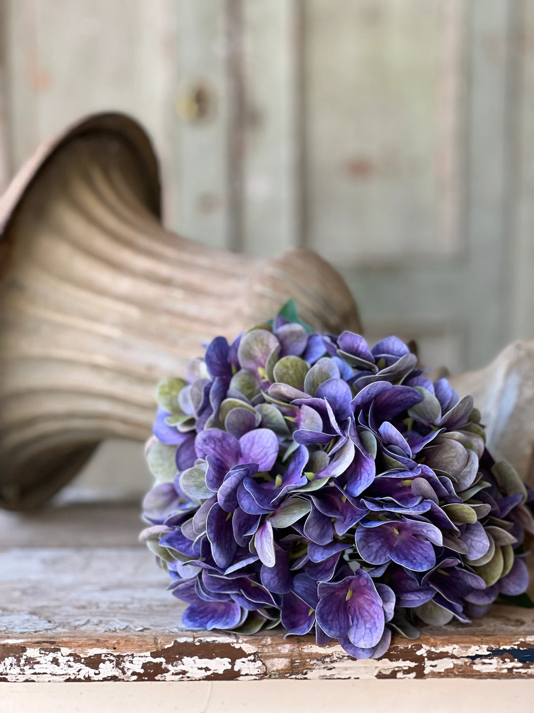 Real Touch Cameo Hydrangea Stem