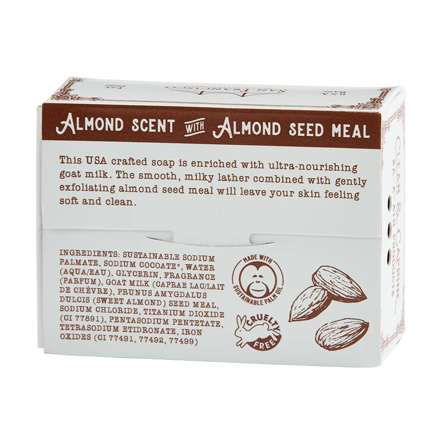 Almond & Almond Meal Goat Milk Bar Soap