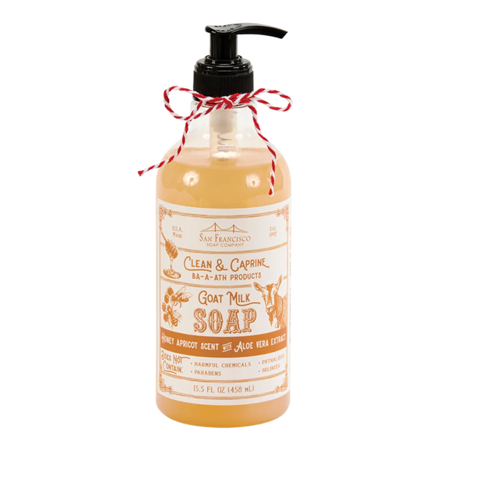 Honey Apricot Clean & Caprine Goat Milk Hand Soap